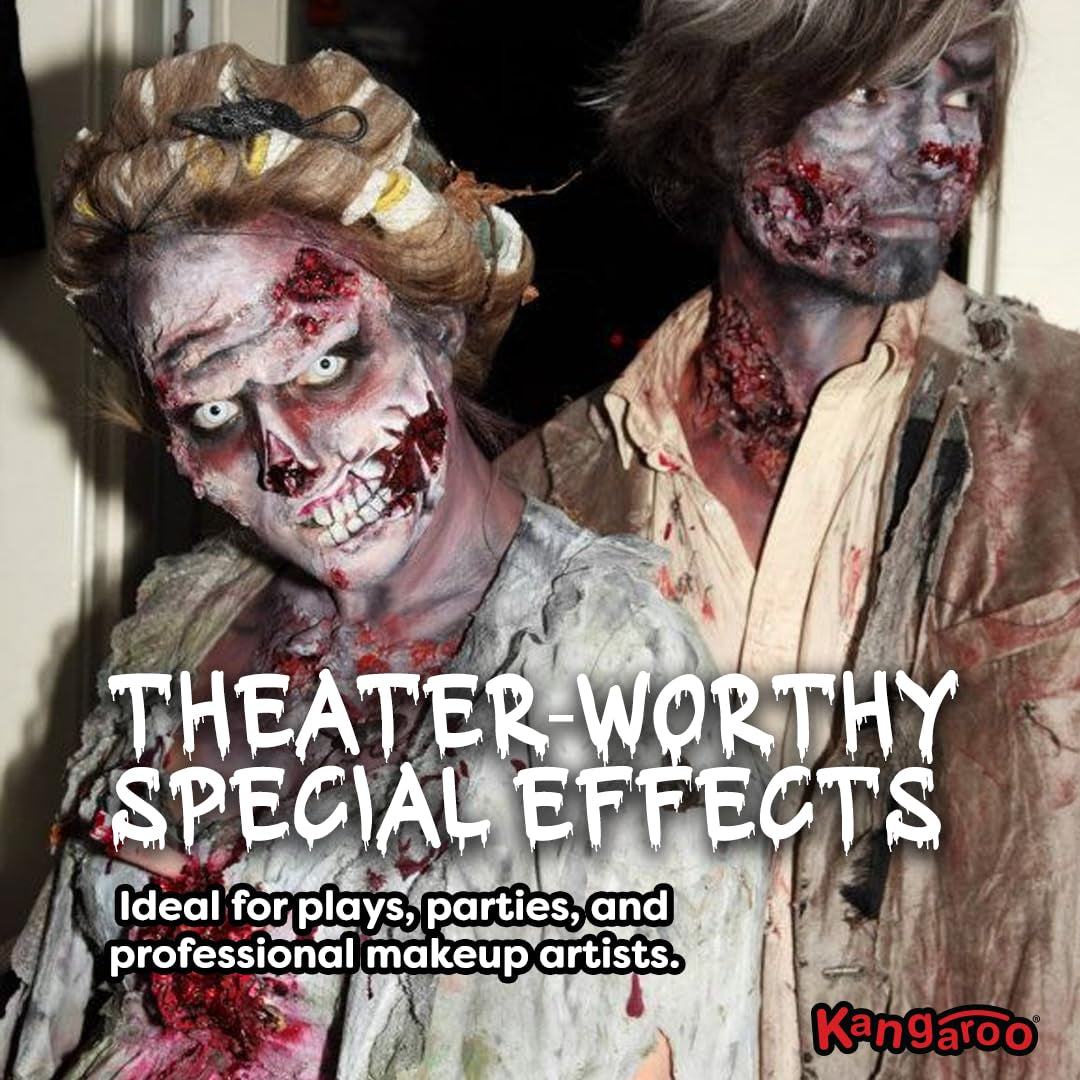 Liquid Latex SFX Makeup – 14 Oz Professional-Grade Face & Body Paint for Special Effects, Fake Scars, Wounds & Injuries