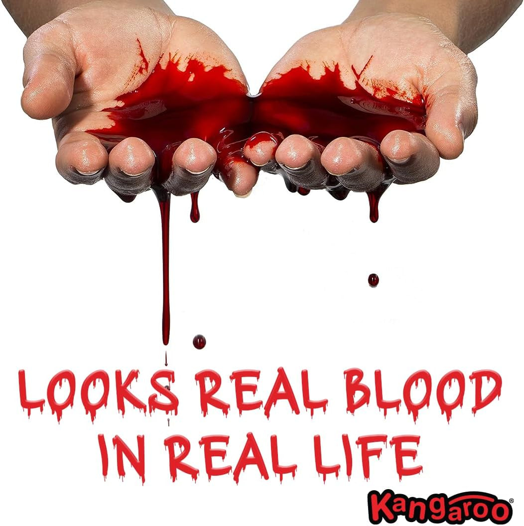 Fake Blood for Halloween, Special Effects Makeup, True Blood Color, 15.95 Oz, Package May Vary