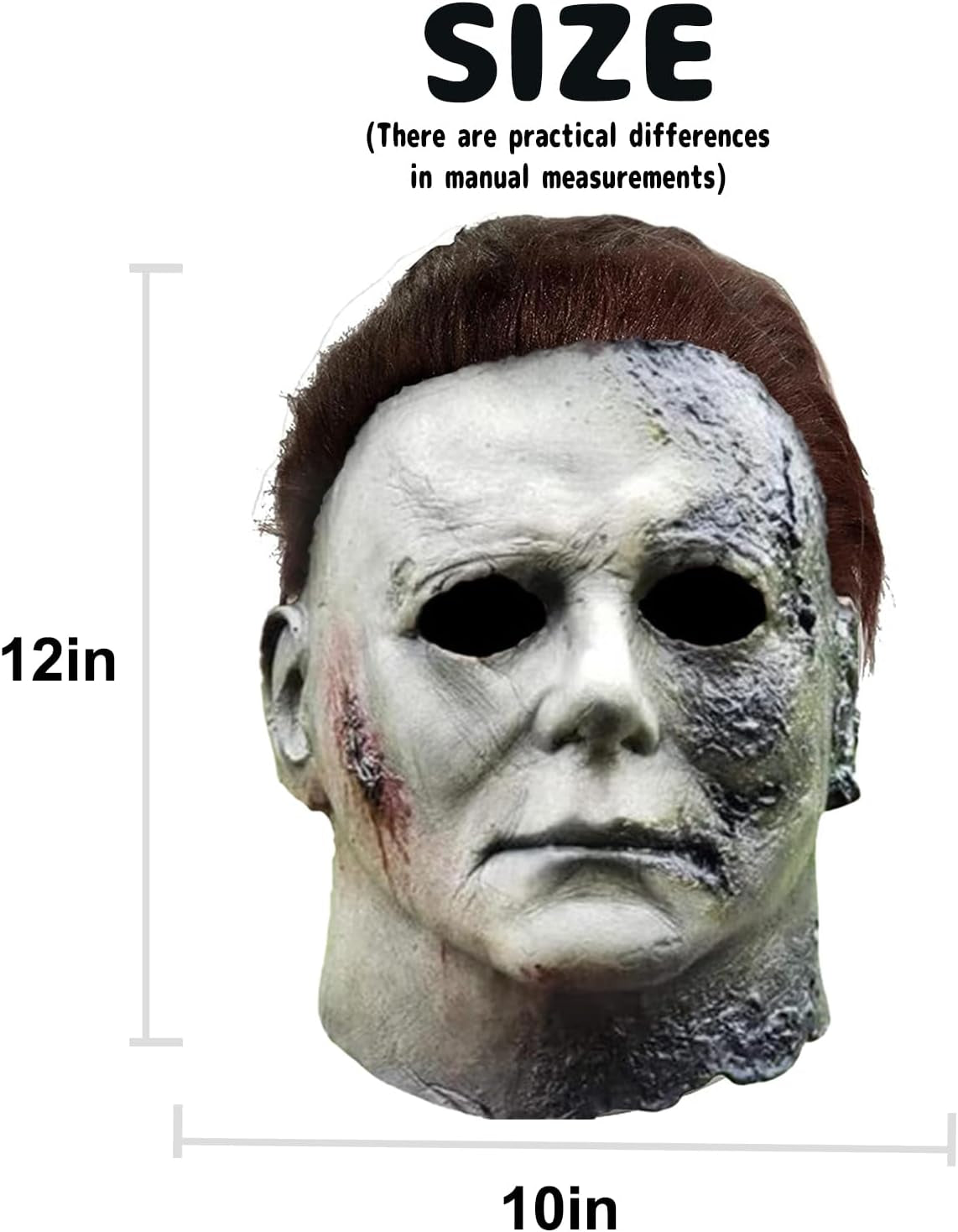 Michael Myers Mask, Halloween Horror Masquerade Cosplay Party Mask, Michael Myers Costume Scary Cosplay