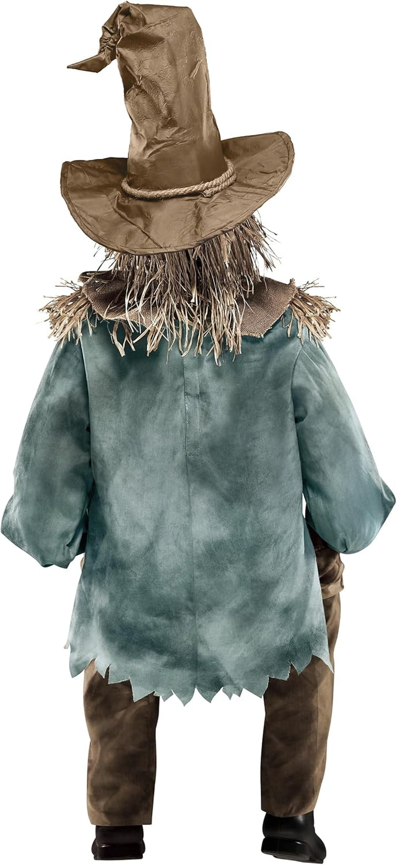 4.5 Ft Scary Sitting Scarecrow Animatronic | Decorations | Animated | Pop-Up Motion | Scarecrow Prop