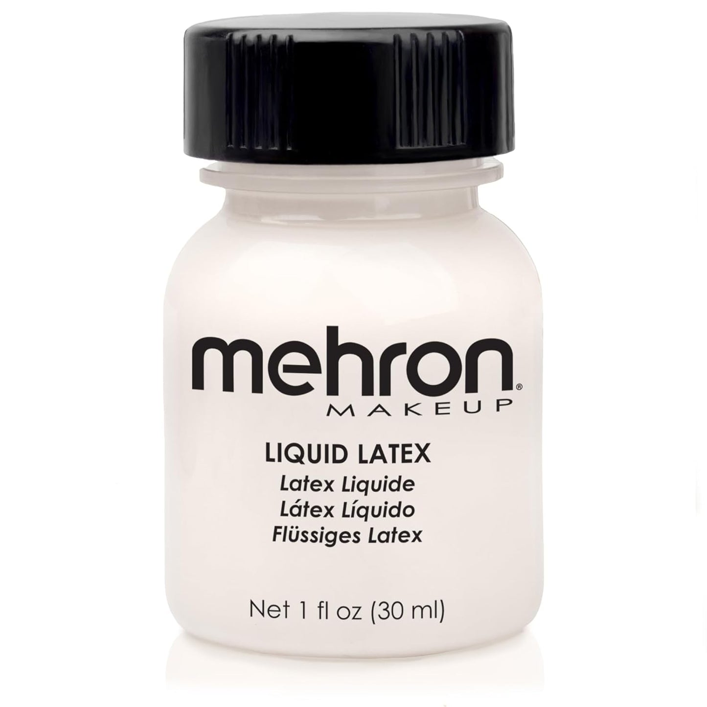 Makeup Liquid Latex | SFX Makeup | Halloween | Latex Glue for Skin | Prosthetic Glue 1 Fl Oz (30 Ml) (Clear Flesh)