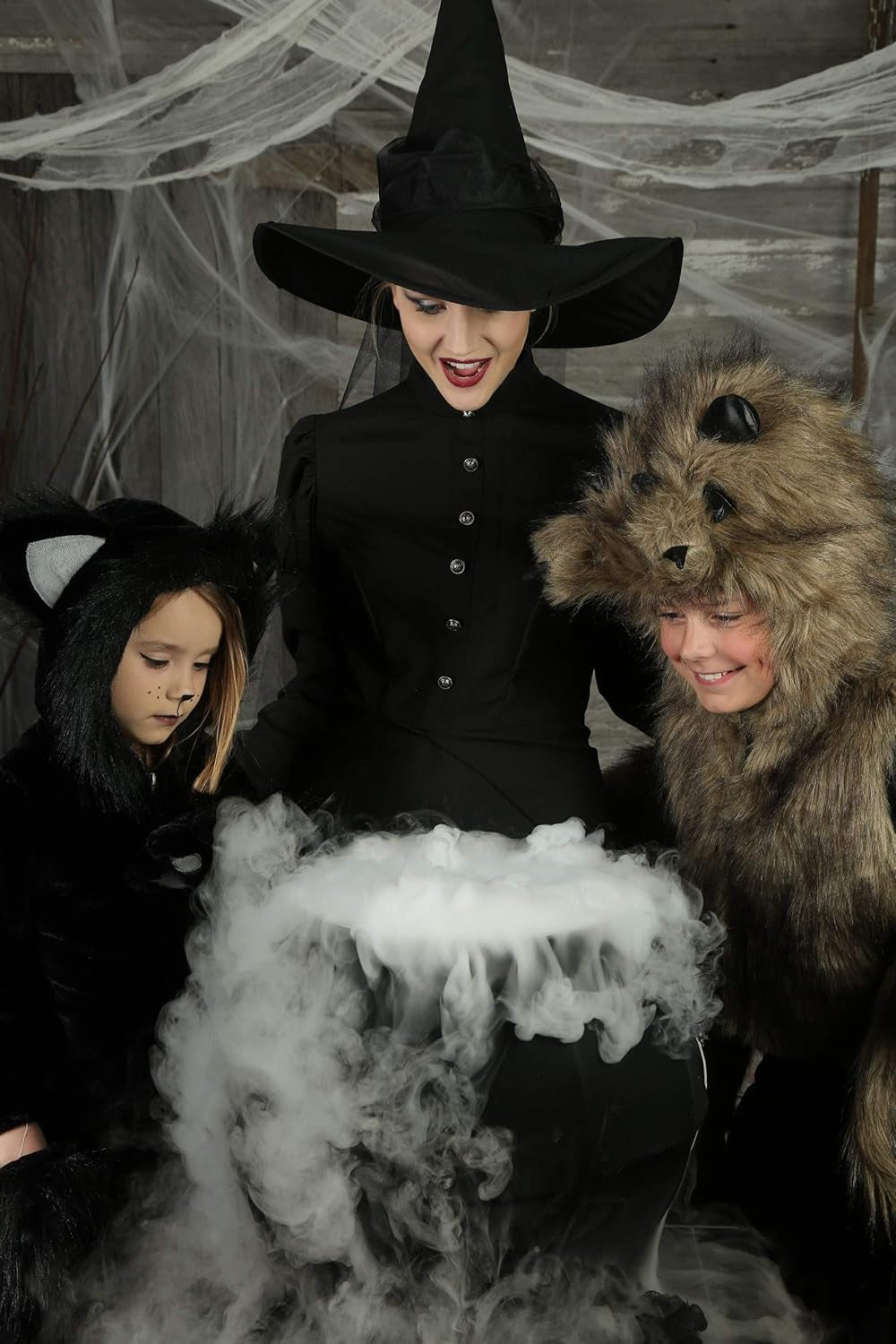 Kids Brown Furry Spider Costume Boys, Scary Eight Legs Arachnid Giant Tarantula Childrens Halloween
