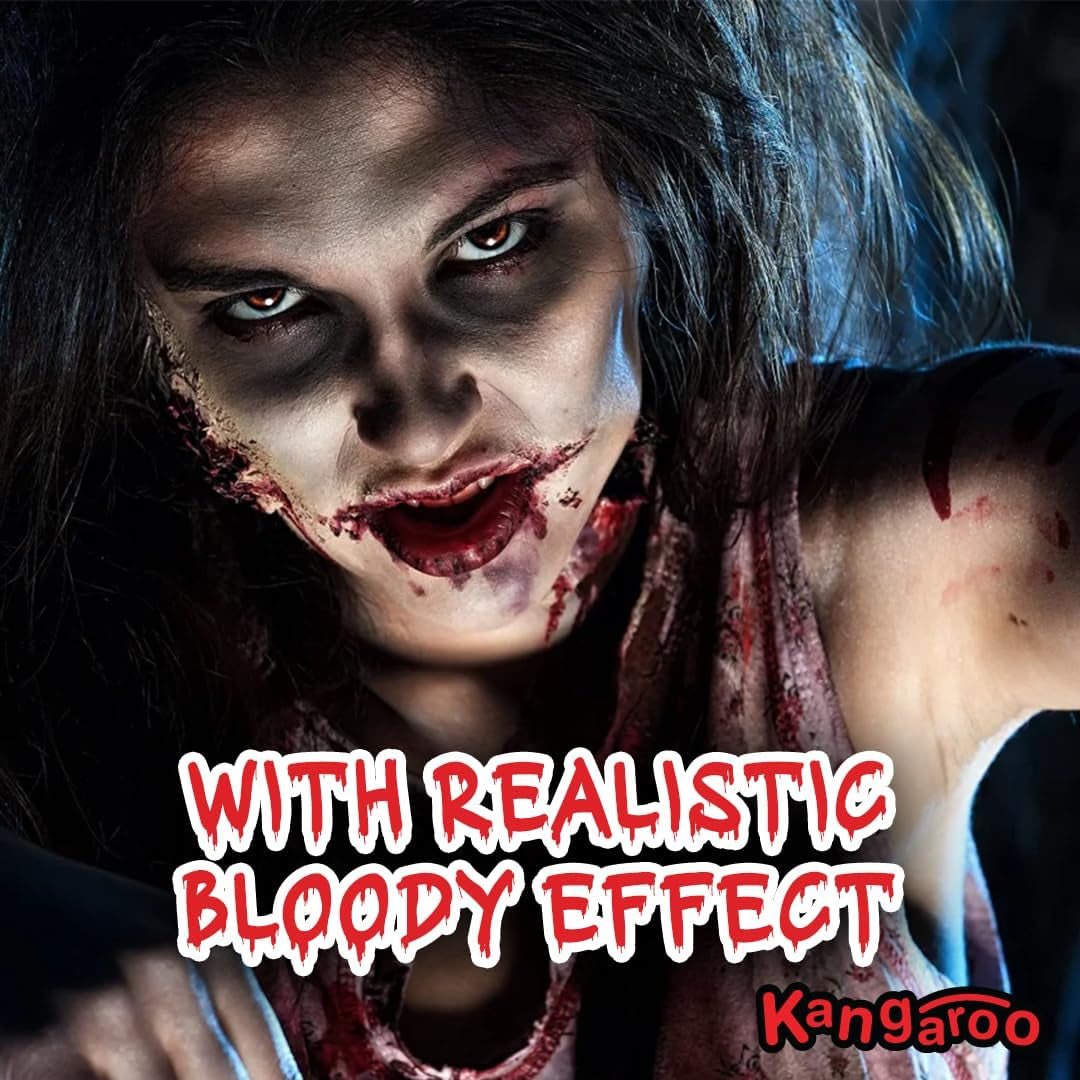 Fake Blood for Halloween, Special Effects Makeup, True Blood Color, 15.95 Oz, Package May Vary