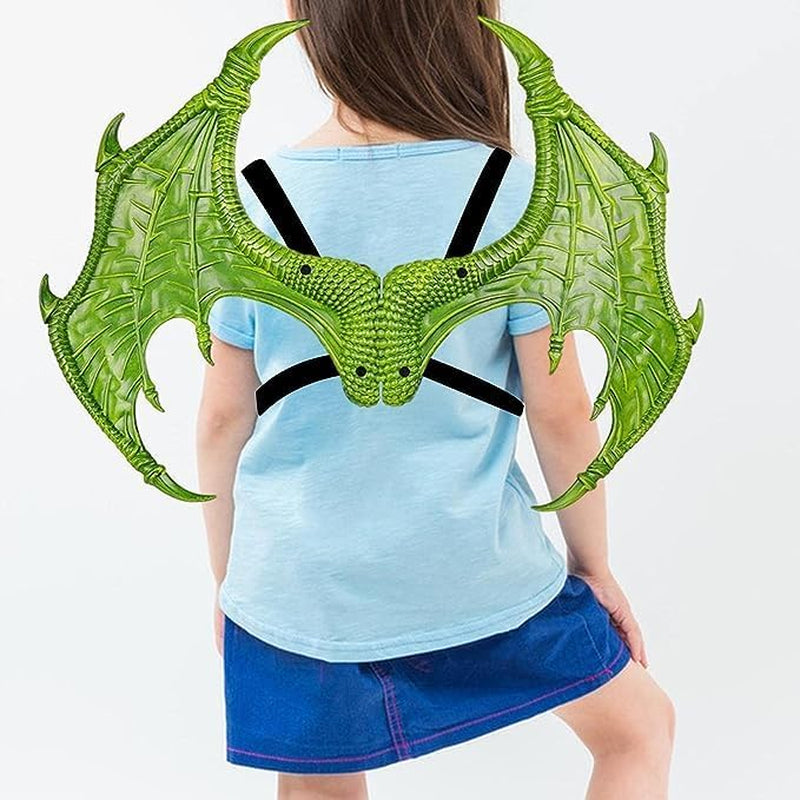 Kids Dinosaur Costume Dress up Wings Dragon Tail Mask Set Halloween for Children Birthday Party Favors Gifts