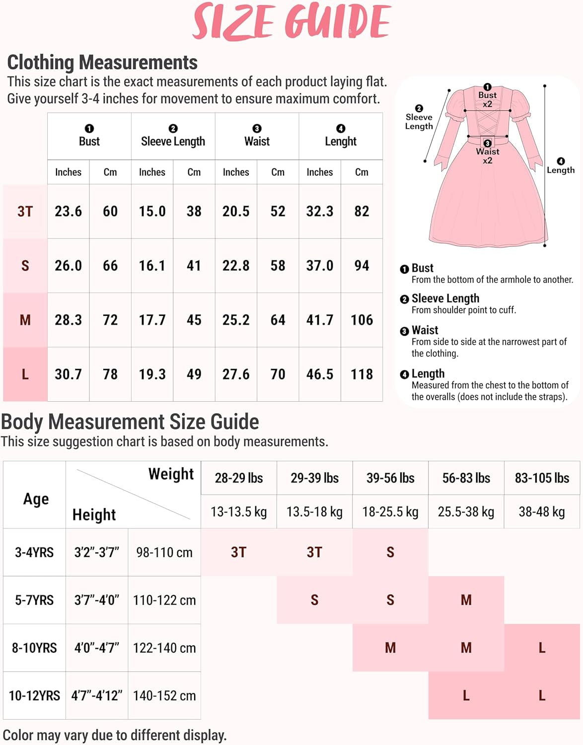 Witch Costume Kids, Light up Halloween Costumes Witch Dress with Hat and Broom for Girls, Sweet Wizard Set for Toddler Scary Halloween Themed Parties, Orange, L