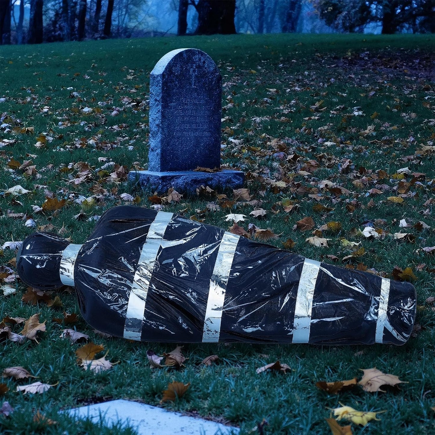 5Ft Hanging Corpse Dead Victim Props Scary Inflatable Halloween Decorations Outdoor, Creepy Body Haunted House Decor Props for Indoor Lawn Yard Party Garden