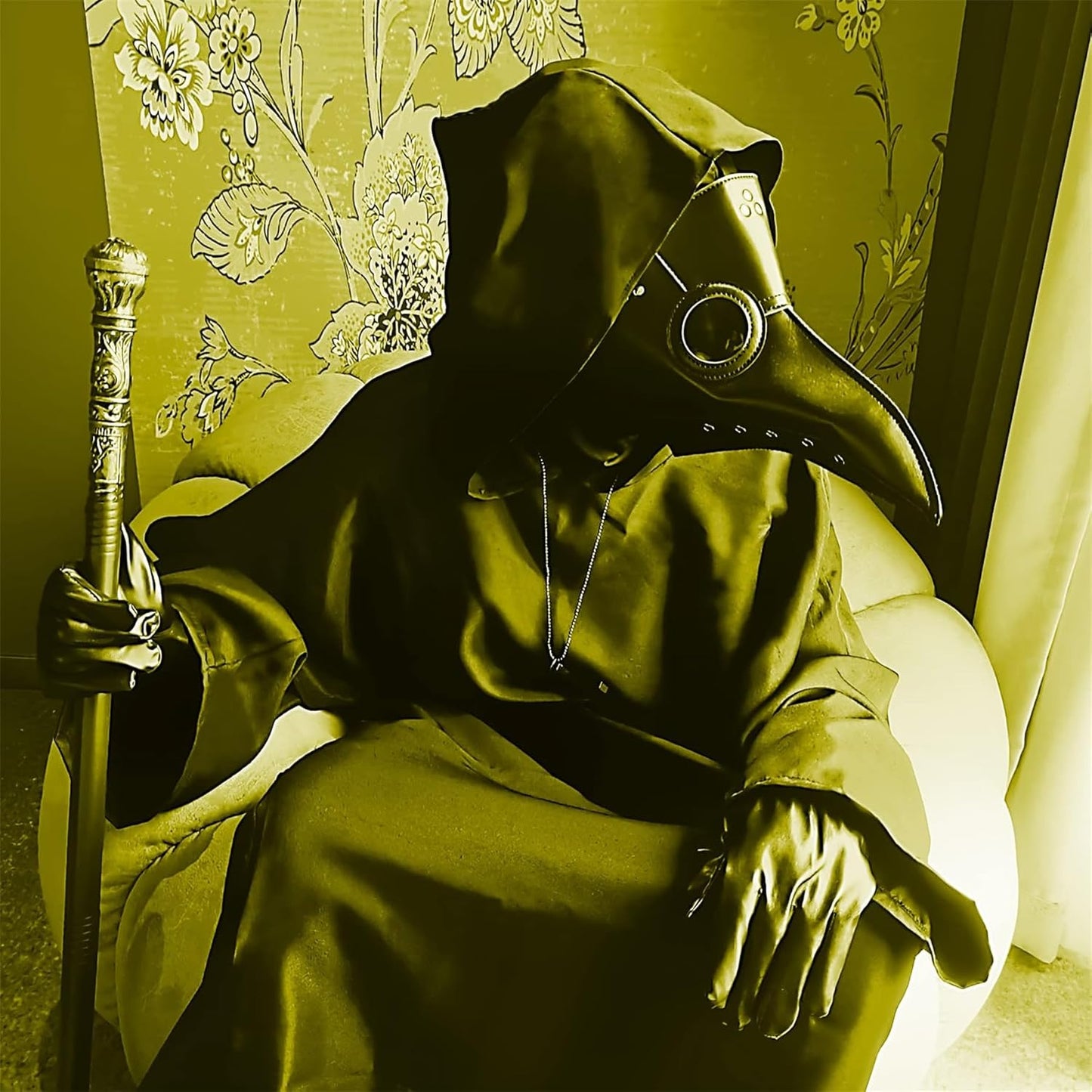 Plague Doctor Costumes,Plague Doctor Mask,Halloween Costumes Cosplay for Men Women Teenagers