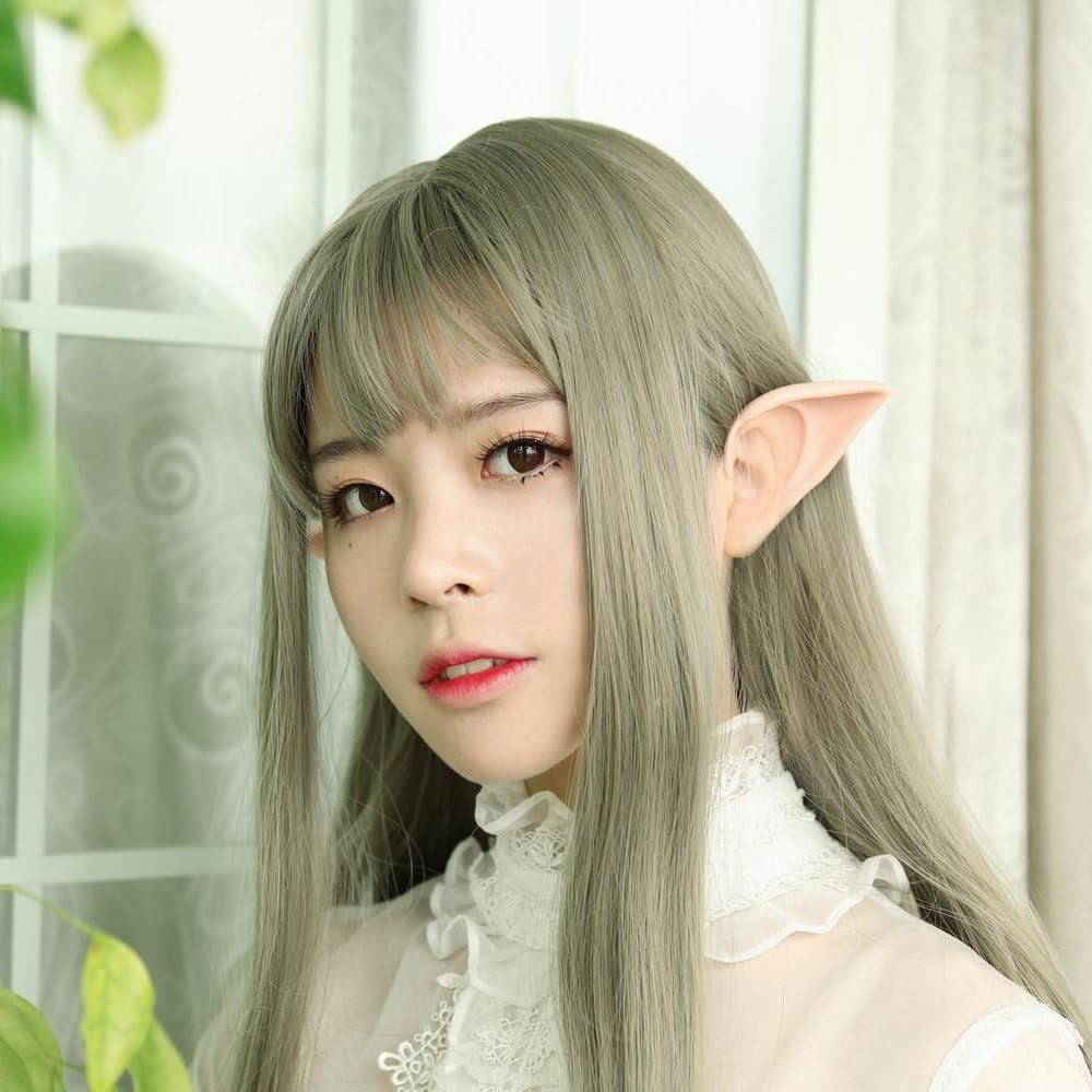 3 Styles Elf Ears Cosplay Fairy Pixie Ears Soft Pointed Elven Ear Anime Party Dress up Costume Accessories