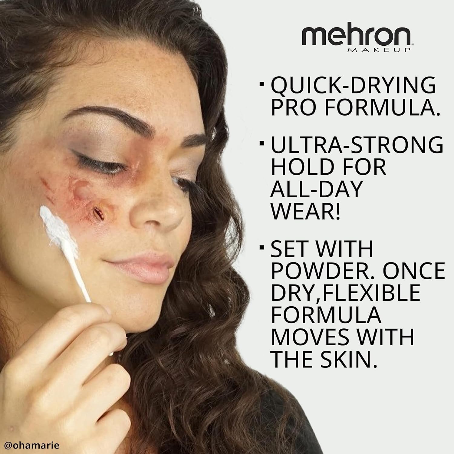 Makeup Liquid Latex | SFX Makeup | Halloween | Latex Glue for Skin | Prosthetic Glue 1 Fl Oz (30 Ml) (Clear Flesh)