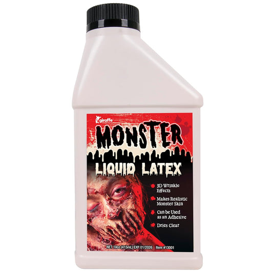 Liquid Latex SFX Makeup – 14 Oz Professional-Grade Face & Body Paint for Special Effects, Fake Scars, Wounds & Injuries