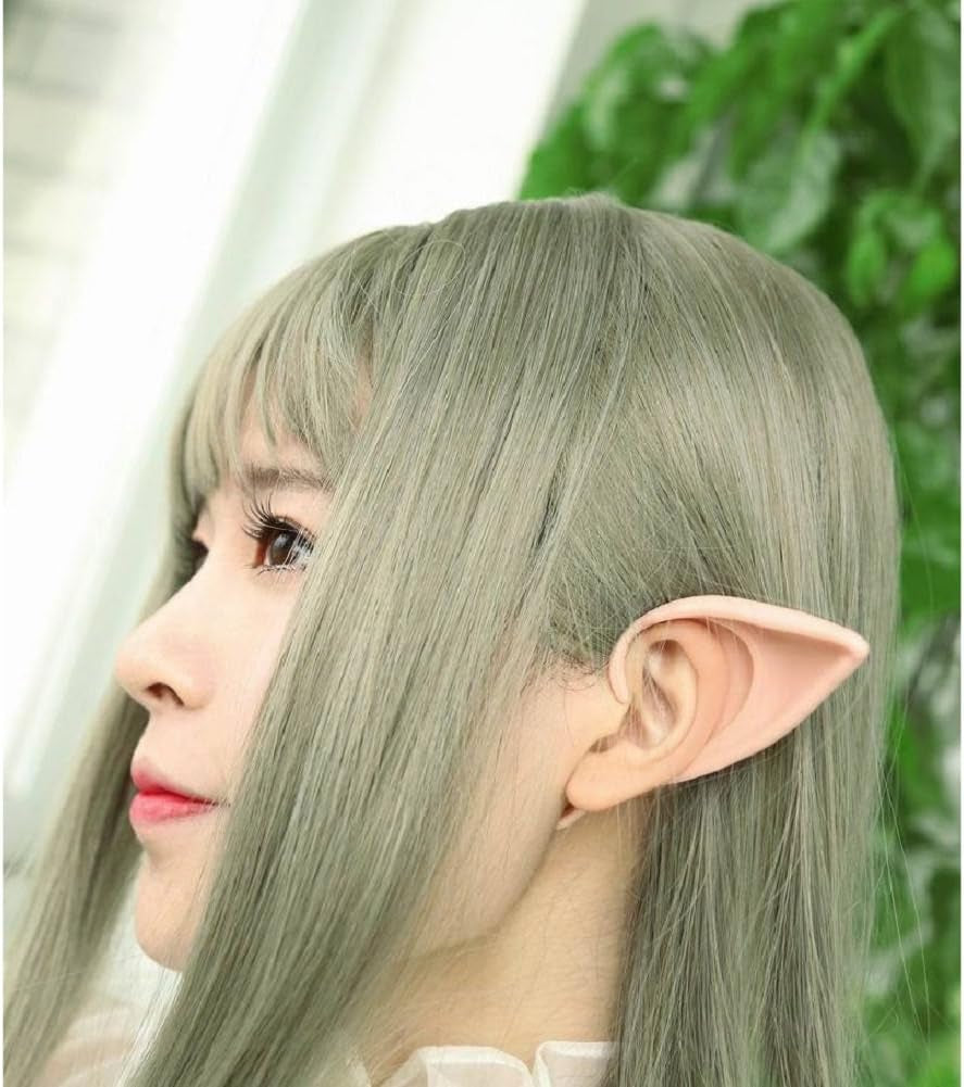 3 Styles Elf Ears Cosplay Fairy Pixie Ears Soft Pointed Elven Ear Anime Party Dress up Costume Accessories
